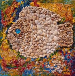 Gemälde, Poisson lune, Christiane Guerry