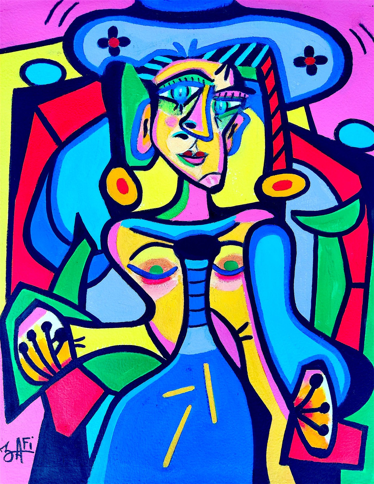 Zafi, La femme aux franges Zafi, La femme aux franges