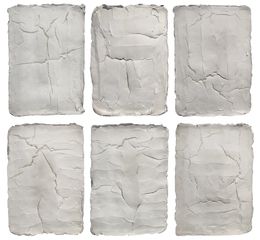 Sculpture, Set of 6 Ragisména series White, Rodrigo Zuliani Hauck Zampol
