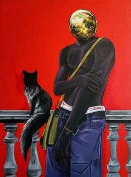 Gemälde, My Secret is Safe With You - 21st Century, Aladejare Ayodeji