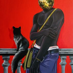 Gemälde, My Secret is Safe With You - 21st Century, Aladejare Ayodeji