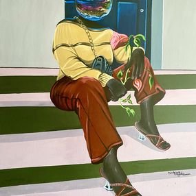 Gemälde, Bide Your Time - 21st Century, Aladejare Ayodeji