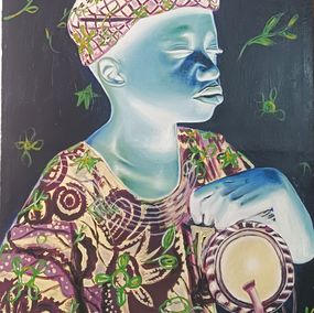 Gemälde, Drumming Soul - 21st Century, Mayowa Adekile