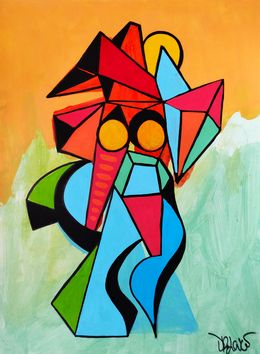 Fine Art Drawings, Ritratto cubista di donna, Dr. Love