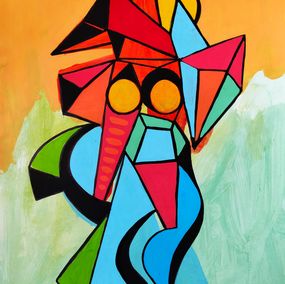 Fine Art Drawings, Ritratto cubista di donna, Dr. Love