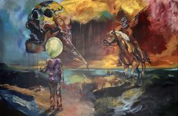 Painting, Pop your balloon, Niko Remes
