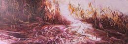 Painting, L'onde qui fuit..., Nadine Pillon
