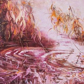 Gemälde, L'onde qui fuit..., Nadine Pillon
