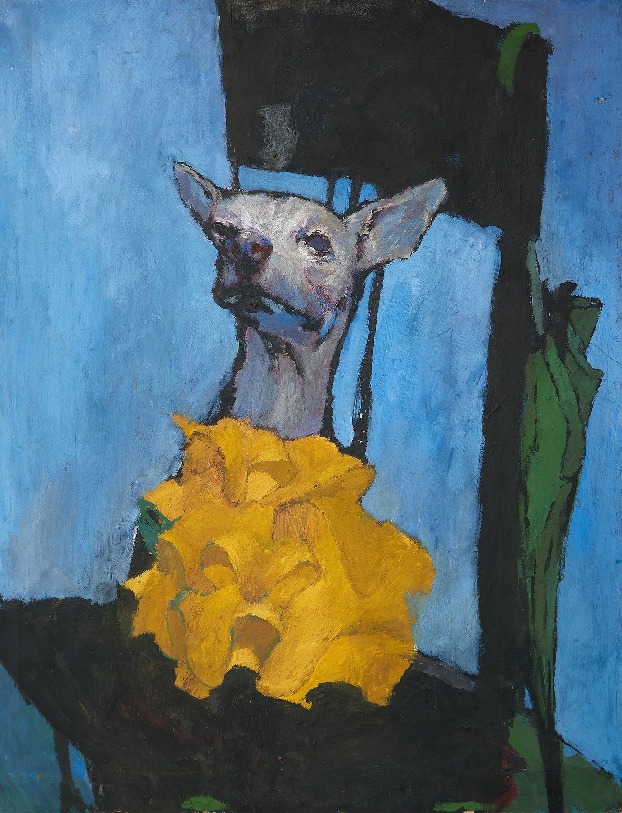 Maxime Vardanian, Dog with a Yellow Ribbon Maxime Vardanian, Dog with a Yellow Ribbon