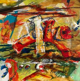 Painting, Colourful Composition III, Kajazun (Kajo) Avetisyan
