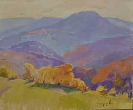 Painting, Sunny Mountains, Alexander Shandor