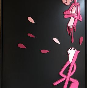 Peinture, Pink panthere, Vincent Gachaga