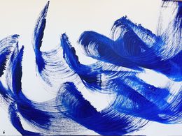 Peinture, Vague - Collection Femme à la Peau Bleue, Géraldine Auret