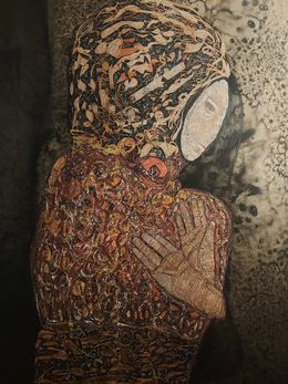Fine Art Drawings, On her back, Isabelle Floch