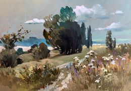 Painting, Flower field, Suprunchuk Yuriy