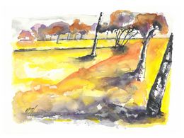 Fine Art Drawings, Un paysage automnale !, Noël Granger
