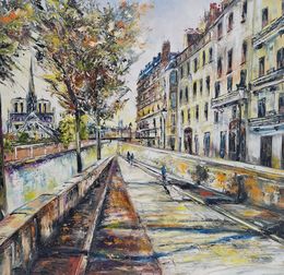 Painting, Sur les berges de Paris, Phil