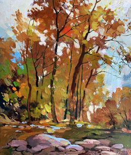 Painting, Fallen leaves, Suprunchuk Yuriy