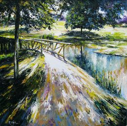 Painting, Bord de rivière, Phil