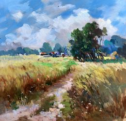 Painting, Wheat field, Suprunchuk Yuriy