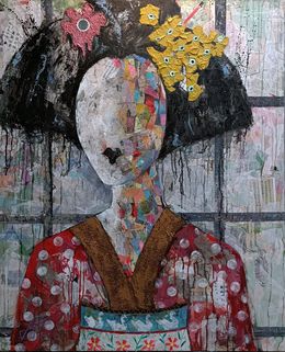 Painting, Série Geisha 00093, Josep Pozo