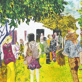 Painting, Sunday Gathering, Haibat Balaa Bawab