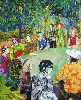 Peinture, Around the Table, Haibat Balaa Bawab