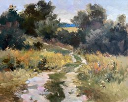Gemälde, Path to the forest, Suprunchuk Yuriy