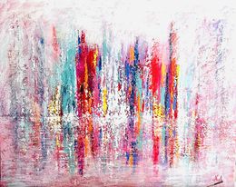 Peinture, La vie en rose, Nicole Azoulay