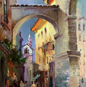 Painting, Old streets of the city, Suprunchuk Yuriy