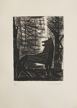 Drucke, Macbeth : Présage, le loup, Marcel Gromaire