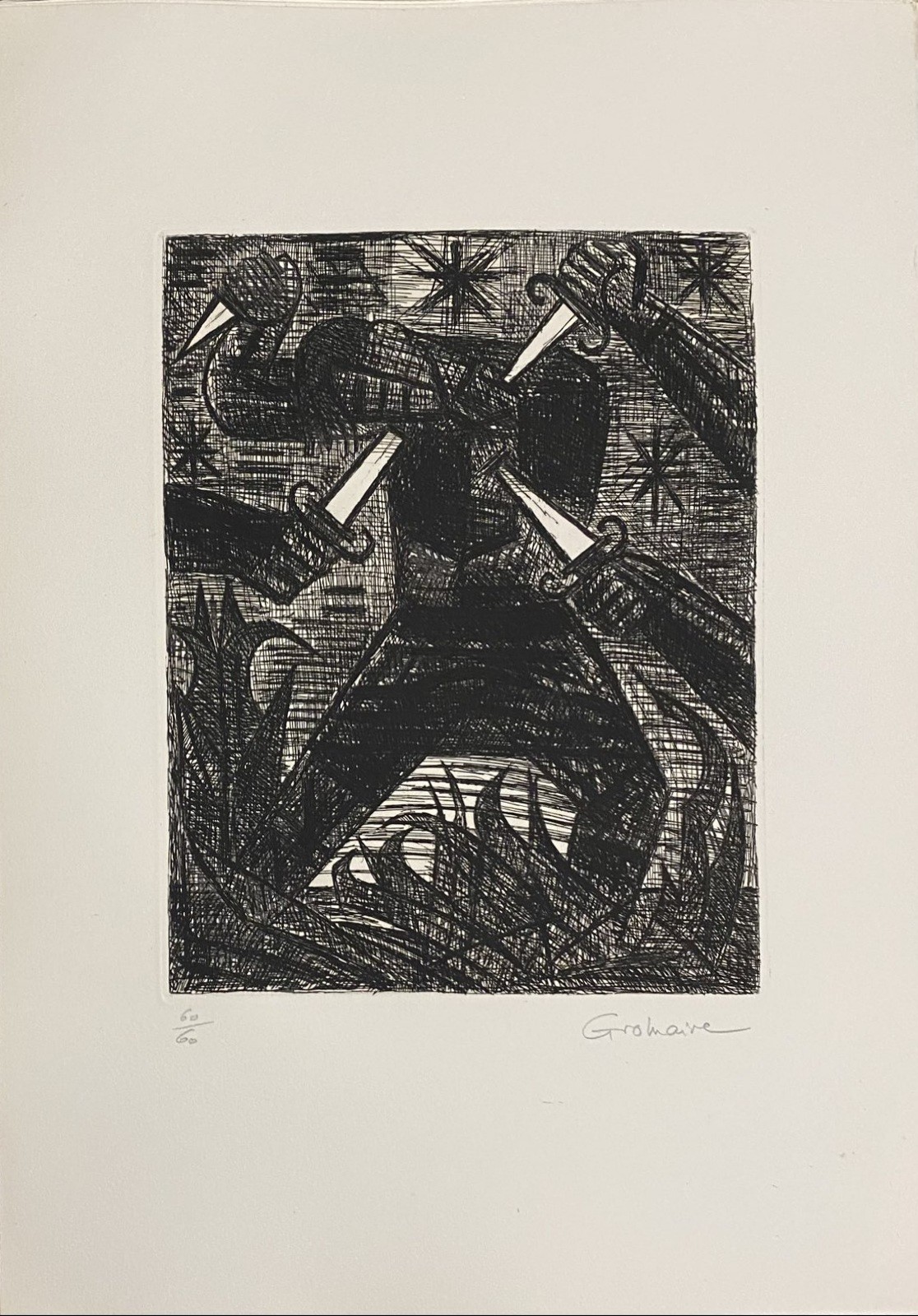 Marcel Gromaire, Macbeth : Assassinat de Banquo Marcel Gromaire, Macbeth : Assassinat de Banquo