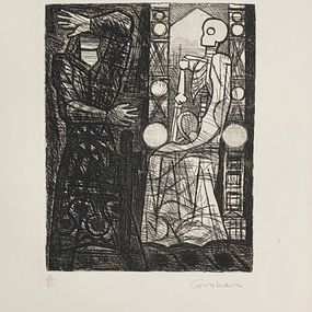 Print, Macbeth : Le spectre de Banquo, Marcel Gromaire