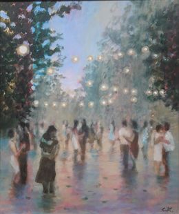 Gemälde, Party at the bottom of the park, Svetla Koseva