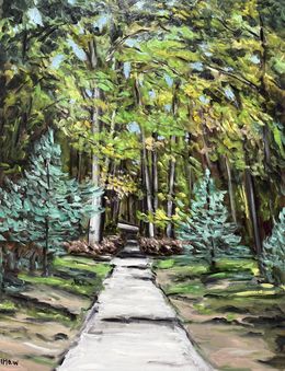 Painting, La Forêt de Fontainebleau, William HIMO