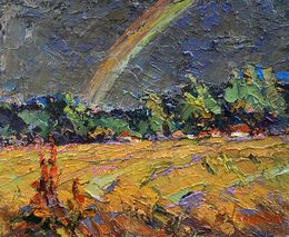 Painting, Rainbow after the rain, Oksana Ivanyuk