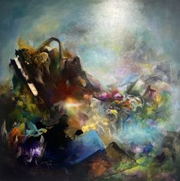 Painting, Flame into Life, Gonzalez Marina