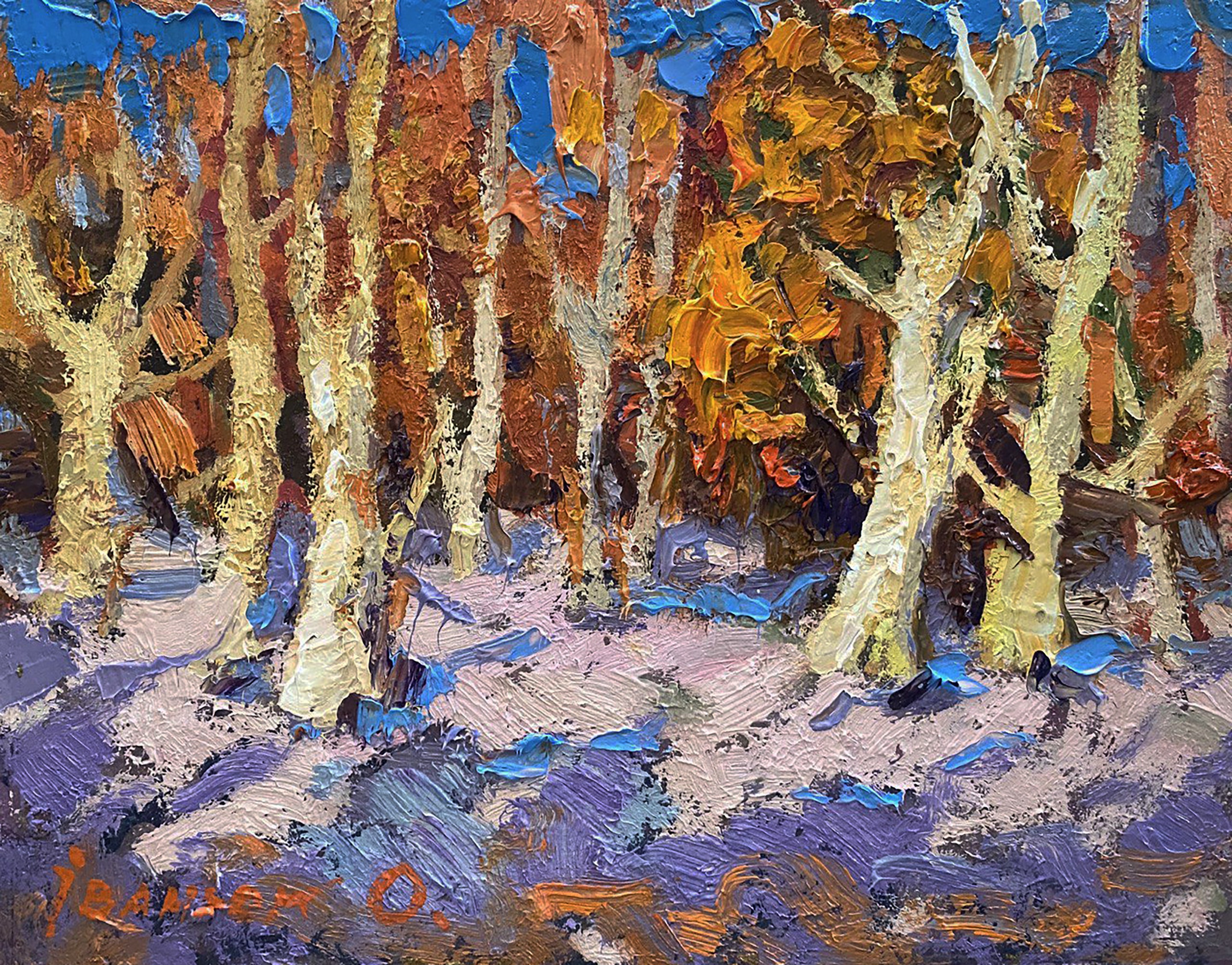 Ivanyuk Oleksiy, The forest was covered with snow Ivanyuk Oleksiy, The forest was covered with snow