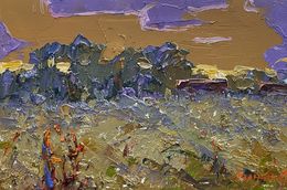 Gemälde, In the steppes, Ivanyuk Oleksiy