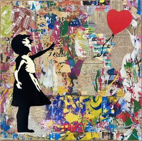 Peinture, Balloon girl, Mr Brainwash