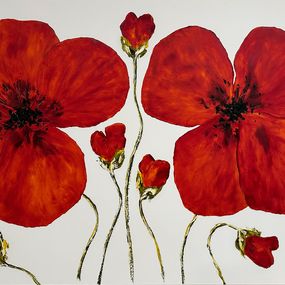 Gemälde, Coquelicot #1, Jean-Philippe Ghiglione