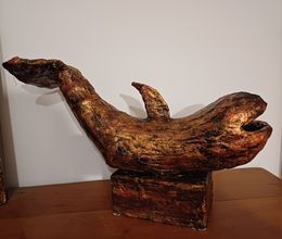 Sculpture, Baleine, Christiane Guerry