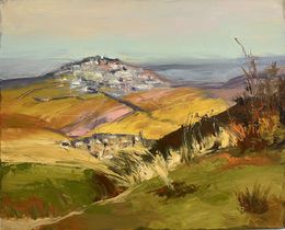 Gemälde, Sancerre vu de près Saint Bouize, Laury Merle