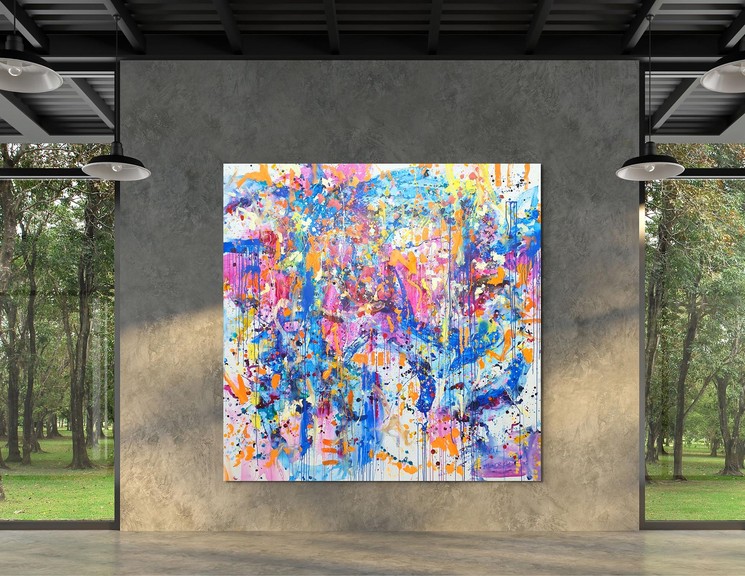 Marta Zawadzka, Whispers of Inspiration, Painting on canvas