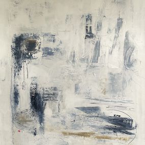 Painting, White graffiti, Christine Barth Mroz