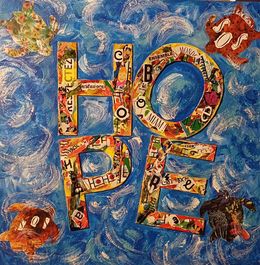 Painting, Hope, Christiane Guerry
