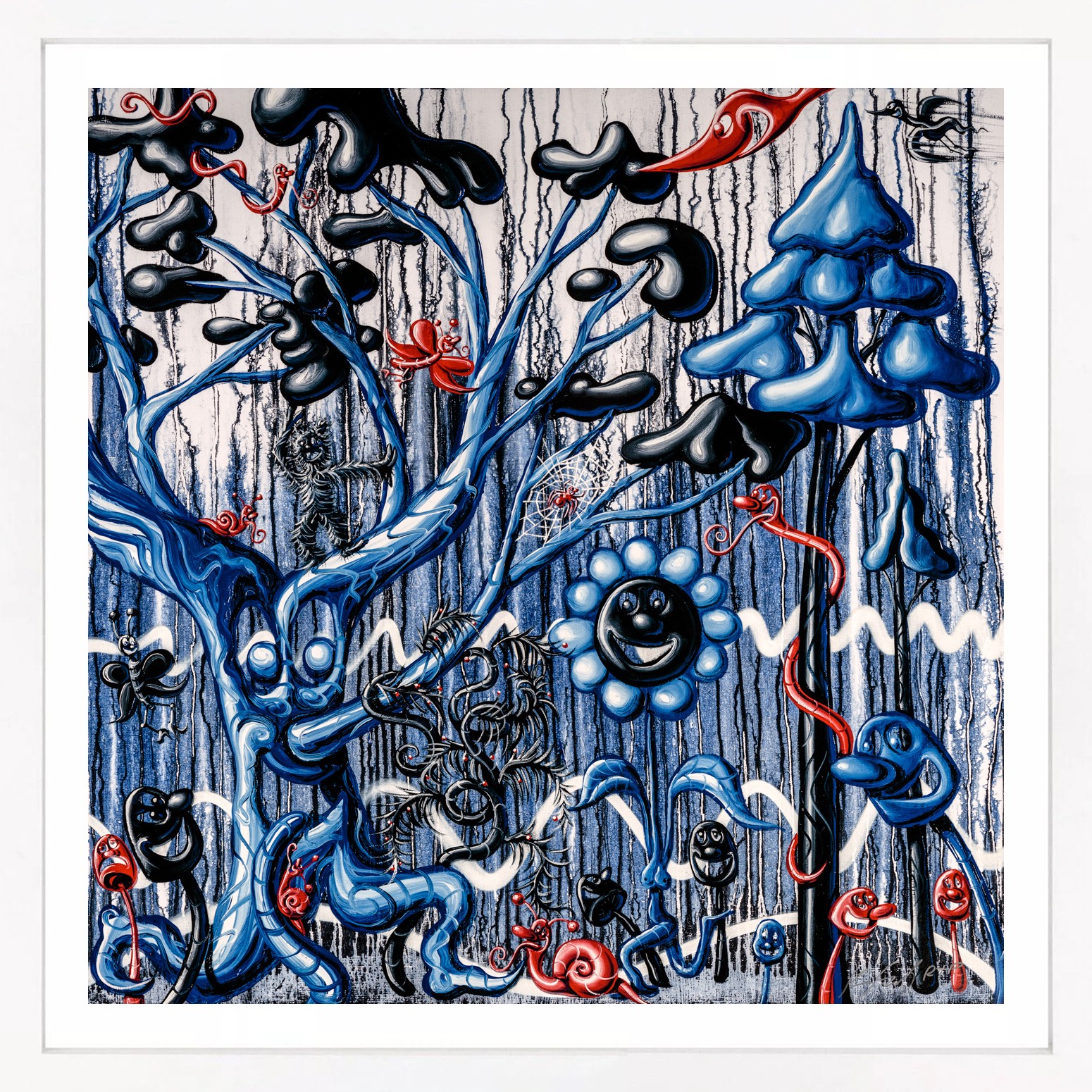 Kenny Scharf, Furungle (Blue) Kenny Scharf, Furungle (Blue)