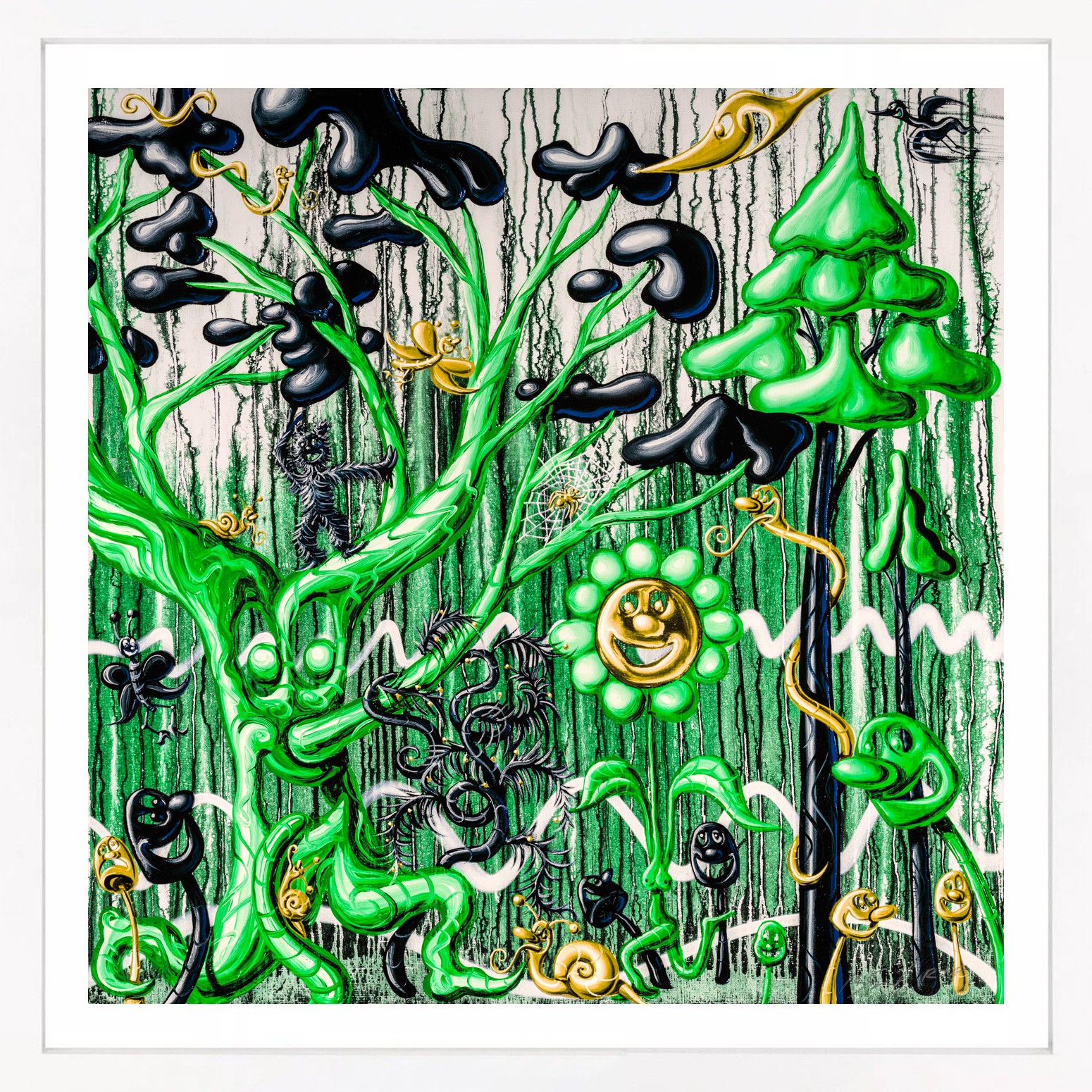 Kenny Scharf, Furungle (Green) Kenny Scharf, Furungle (Green)