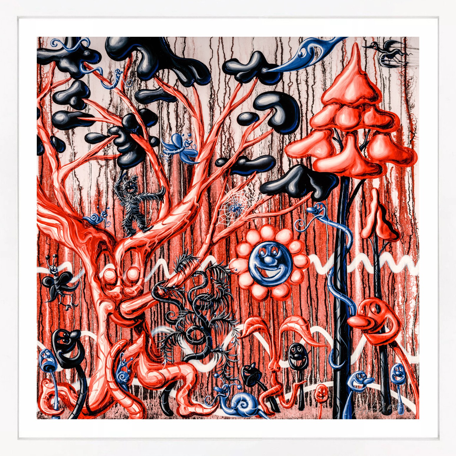 Kenny Scharf, Furungle (Red) Kenny Scharf, Furungle (Red)