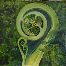 Gemälde, Spiral of life, Tetiana Adamovich